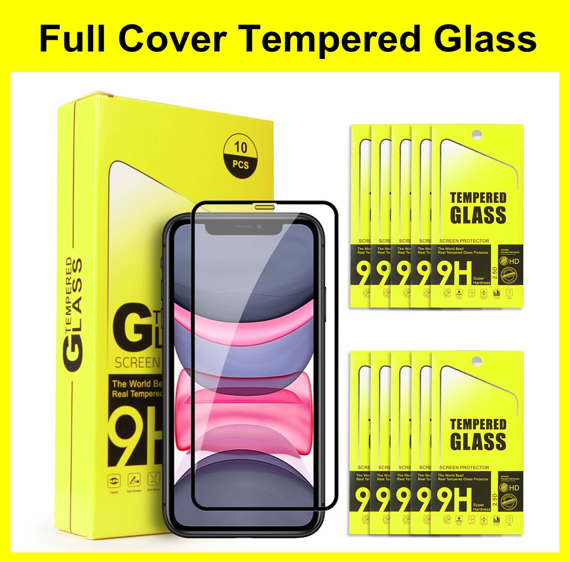 9H Anti-scratch Screen Protector for iPhone 7 6 8 Plus XR XS 11 Pro Max 12 13 Mini Tempered Glass Film
9H Anti-scratch Screen Protector for iPhone 7 6 8 Plus XR XS 11 Pro Max 12 13 Mini Tempered Glass Film