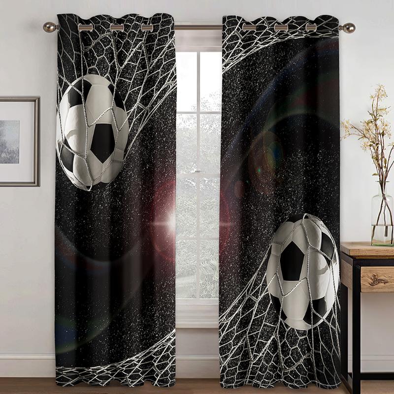 Football Personalized Pattern 3D Printing Semi Sunshade Curtain Suit Waterproof Fabric Washable Bedroom Hook Accessories & Drapes
Football Personalized Pattern 3D Printing Semi Sunshade Curtain Suit Waterproof Fabric Washable Bedroom Hook Accessories & Drapes