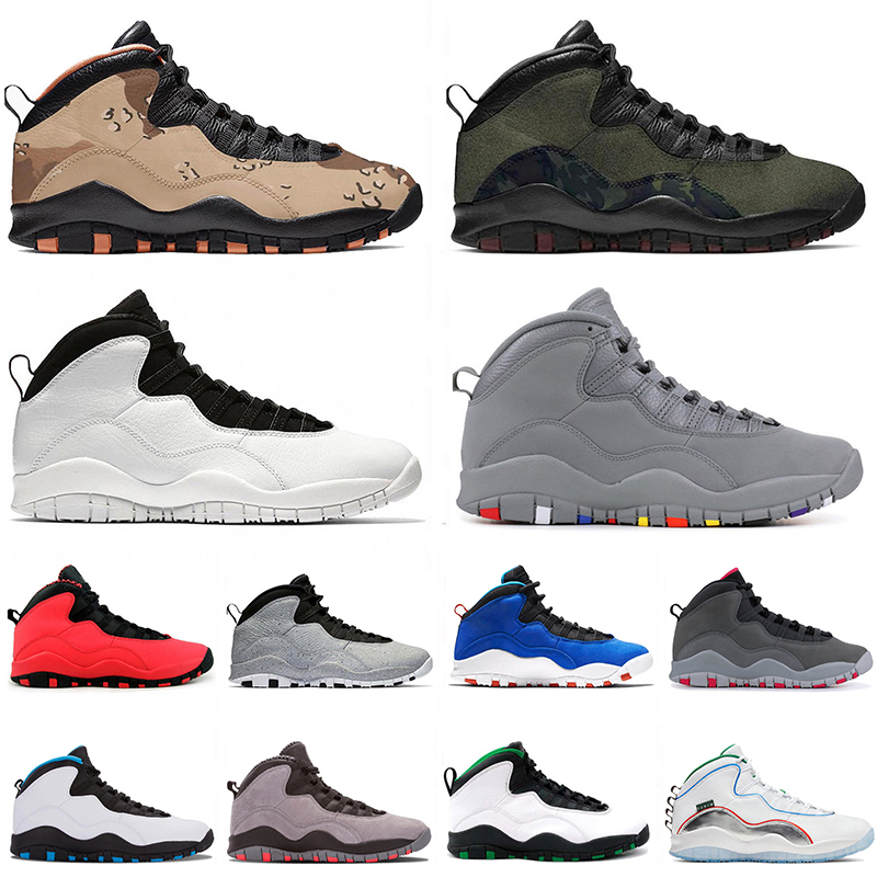 Air Jordan 10 Mens Tinker Basketball Shoes jordan10s Retro Jumpman Cool Grey Desert Camo Chicago Cement Seattle trainers sneakers outdoor sports size 40-47, A#3 cool grey
Air Jordan 10 Mens Tinker Basketball Shoes jordan10s Retro Jumpman Cool Grey Desert Camo Chicago Cement Seattle trainers sneakers outdoor sports size 40-47, A#3 cool grey
