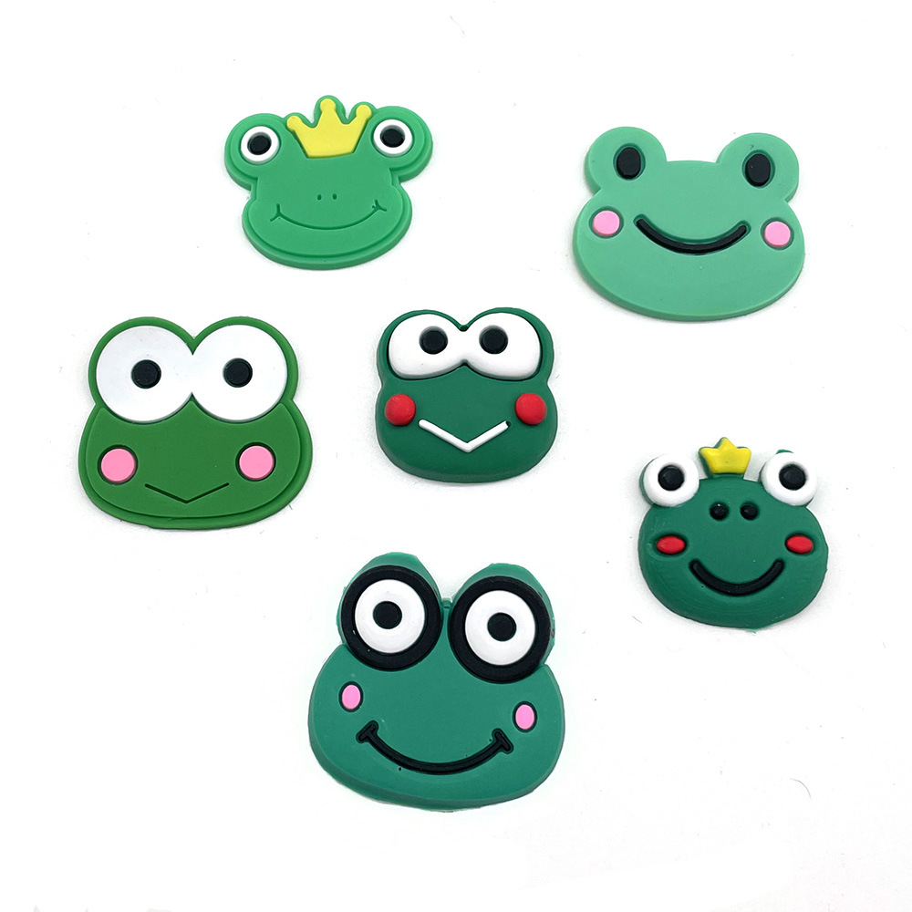 Pvc Frog Shoe charm Parts Accessories Decoration Buckle Jibitz for Croc Charms Clog Buttons Pins
Pvc Frog Shoe charm Parts Accessories Decoration Buckle Jibitz for Croc Charms Clog Buttons Pins