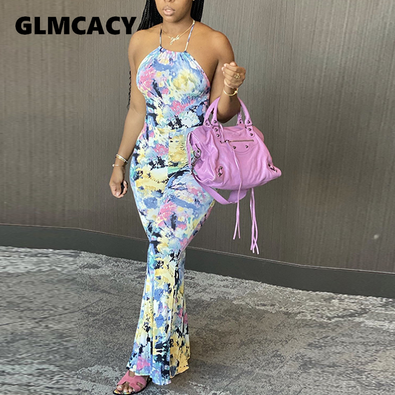 Women Tie Dye Printed Halter Backless Bodycon Bell Bottom Jumpsuits Sexy & Club Night Out Overalls, Multi
Women Tie Dye Printed Halter Backless Bodycon Bell Bottom Jumpsuits Sexy & Club Night Out Overalls, Multi