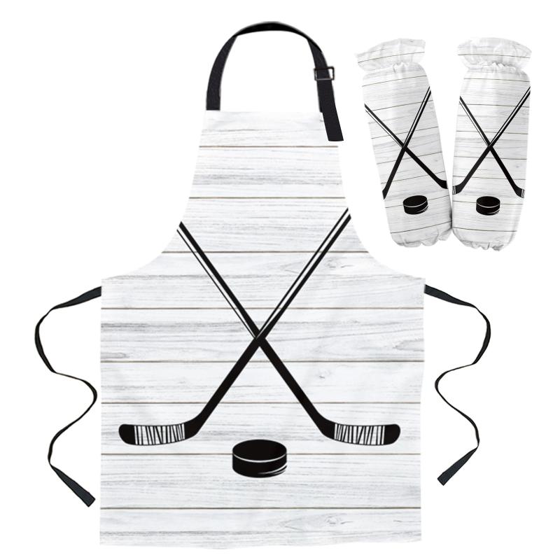 Aprons Daily Cleaning Apron Set Sport Hockey Vintage Wood Grain Chef Waiter Anti-oil Kids Cooking Gardening Work Sleeve Cover
Aprons Daily Cleaning Apron Set Sport Hockey Vintage Wood Grain Chef Waiter Anti-oil Kids Cooking Gardening Work Sleeve Cover