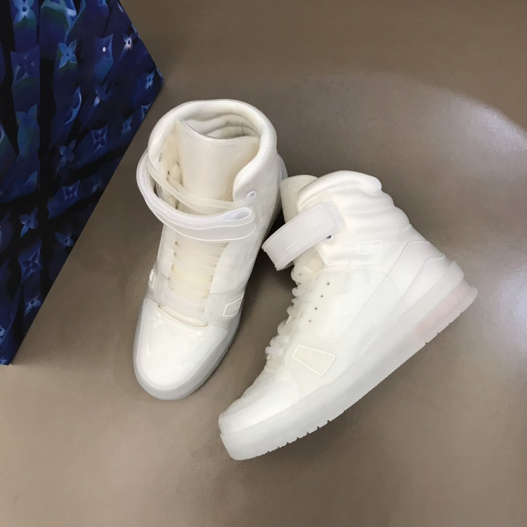 2021 new designer high top sneakers fashion brand casual comfortable outdoor luxury men's flat shoe lace shoe box, As picture
2021 new designer high top sneakers fashion brand casual comfortable outdoor luxury men's flat shoe lace shoe box, As picture