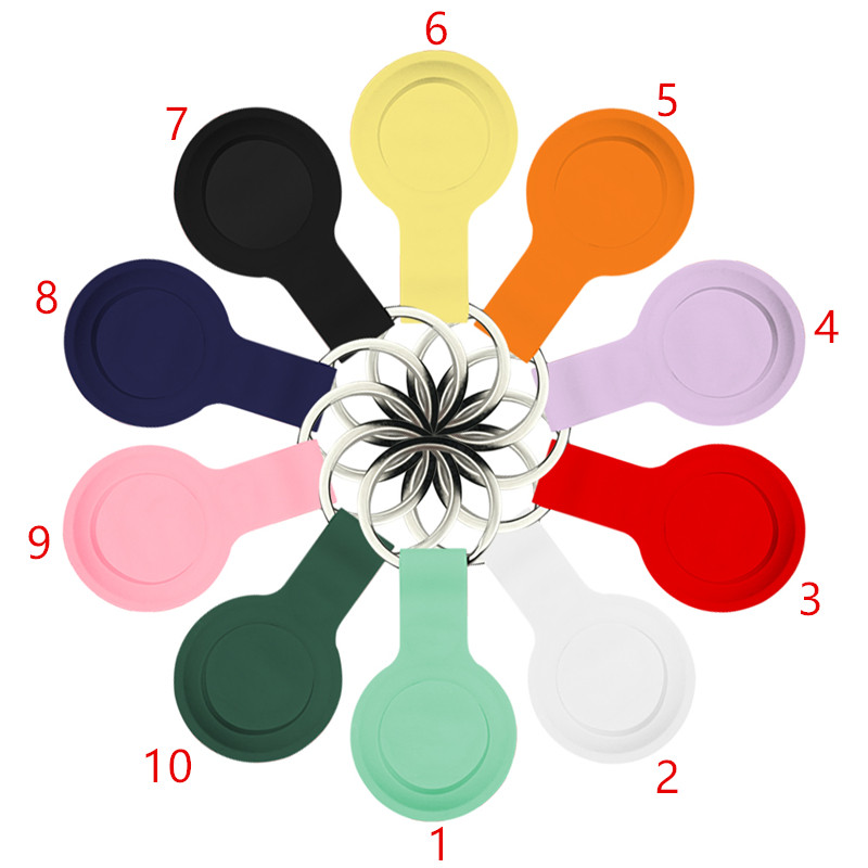 Silicone Cases Protective case Cover Shell with keychain for Apple Airtag Smart Bluetooth Wireless Tracker Anti lost tracking, Please choose colors
Silicone Cases Protective case Cover Shell with keychain for Apple Airtag Smart Bluetooth Wireless Tracker Anti lost tracking, Please choose colors