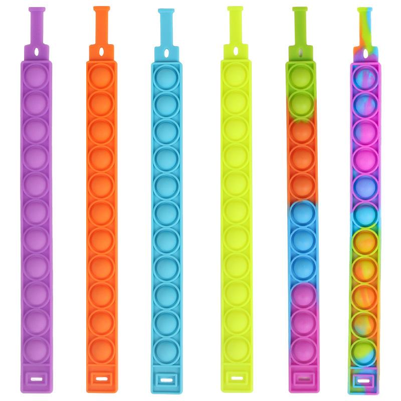 Sensory Pop Bracelet Cellphone Straps Decompression Toys Fidget Pops Push Finger Wristband Simple Dimple Austim Relief Pressure Wrist Band Party Favor
Sensory Pop Bracelet Cellphone Straps Decompression Toys Fidget Pops Push Finger Wristband Simple Dimple Austim Relief Pressure Wrist Band Party Favor