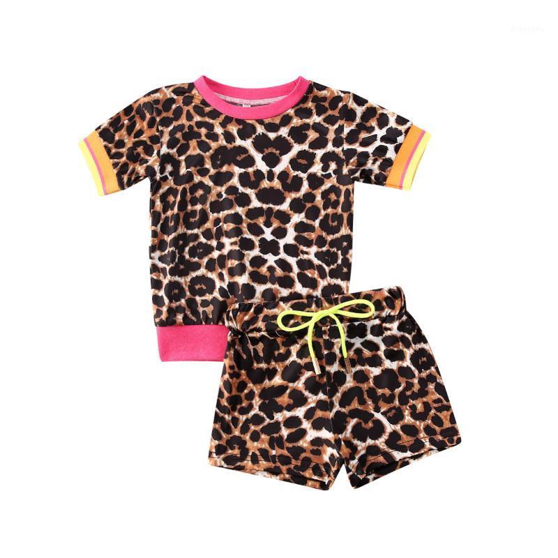 Summer Toddler Kid Baby Girls Clothes Sets Leopard Print Short Sleeve T Shirts Tops+Shorts 2pcs, Black;blue
Summer Toddler Kid Baby Girls Clothes Sets Leopard Print Short Sleeve T Shirts Tops+Shorts 2pcs, Black;blue
