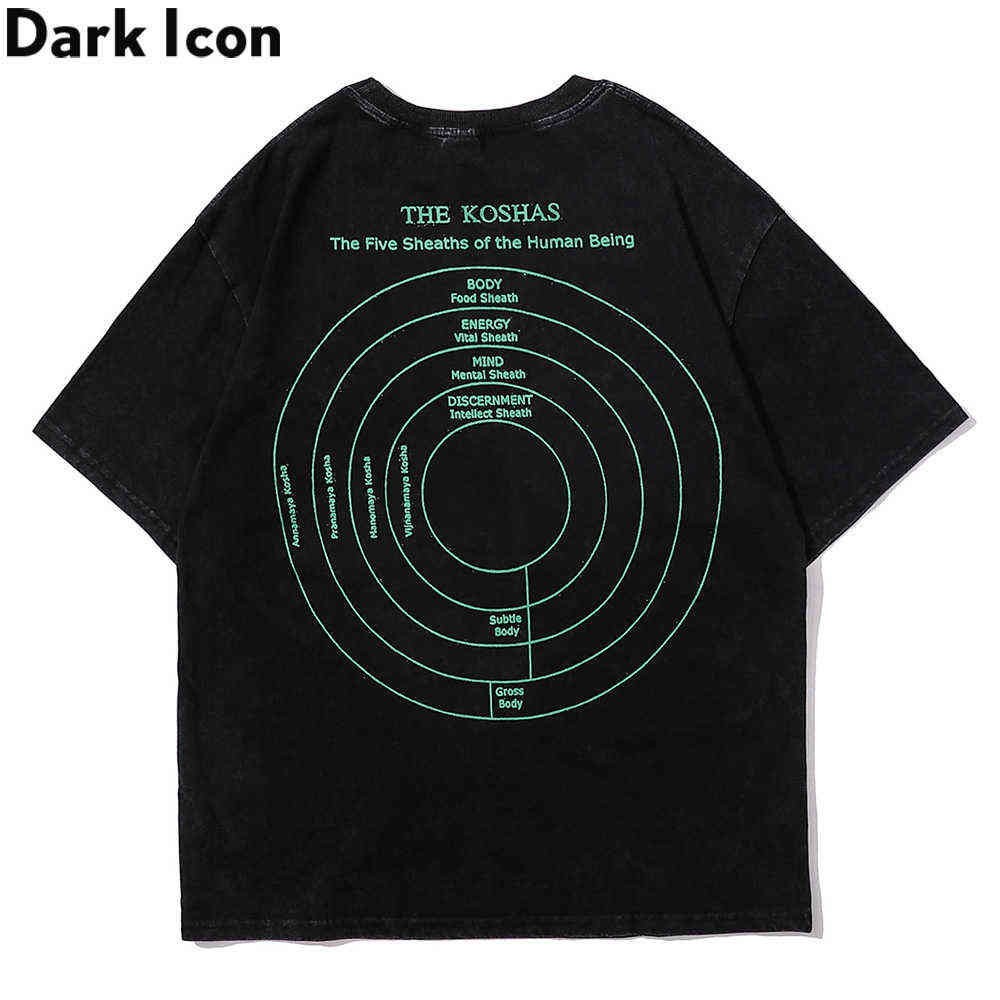 Print Hip-hop Tshirt Mne Summer Short Sleeved Men's T-shirts Man Clothing 210603