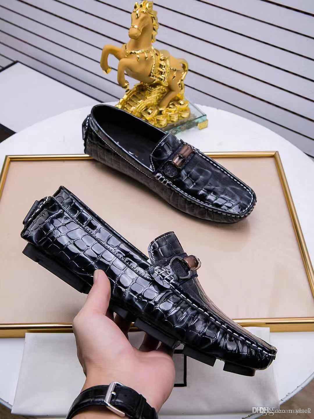 G1 FASHION Driving SHOES LUXURY GENUINE LEATHER LOAFERS MEN SHOES Spring Autumn Soft Casual Business Peas SHOES Male Flats Moccasin Homme 33, #02
G1 FASHION Driving SHOES LUXURY GENUINE LEATHER LOAFERS MEN SHOES Spring Autumn Soft Casual Business Peas SHOES Male Flats Moccasin Homme 33, #02