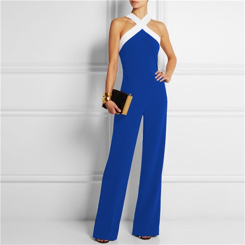 Women Jumpsuit Sexy Off Shoulder Rompers s Red Black Blue Plus Size Vintage s Fashion 210524