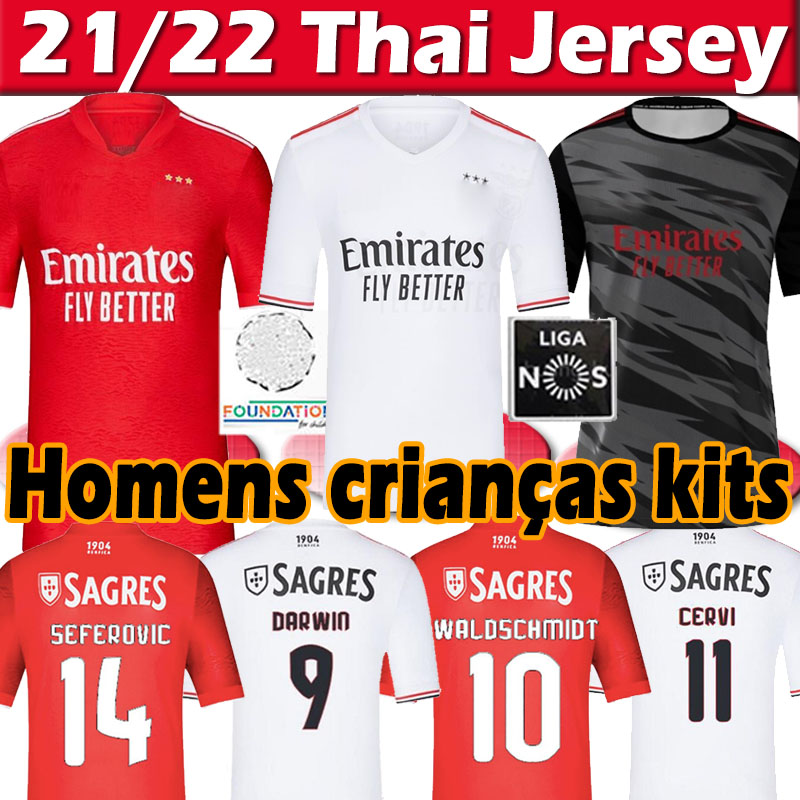 2021 2022 PIZZI RAFA Soccer Jerseys Fans Player Version 21/22 SEFEROVIC DARWIN WALDSCHMIDT Camisola de futebol JOAO FELIX VINICIUS Jersey men kids kit football shirt, 20 21 away kids
2021 2022 PIZZI RAFA Soccer Jerseys Fans Player Version 21/22 SEFEROVIC DARWIN WALDSCHMIDT Camisola de futebol JOAO FELIX VINICIUS Jersey men kids kit football shirt, 20 21 away kids