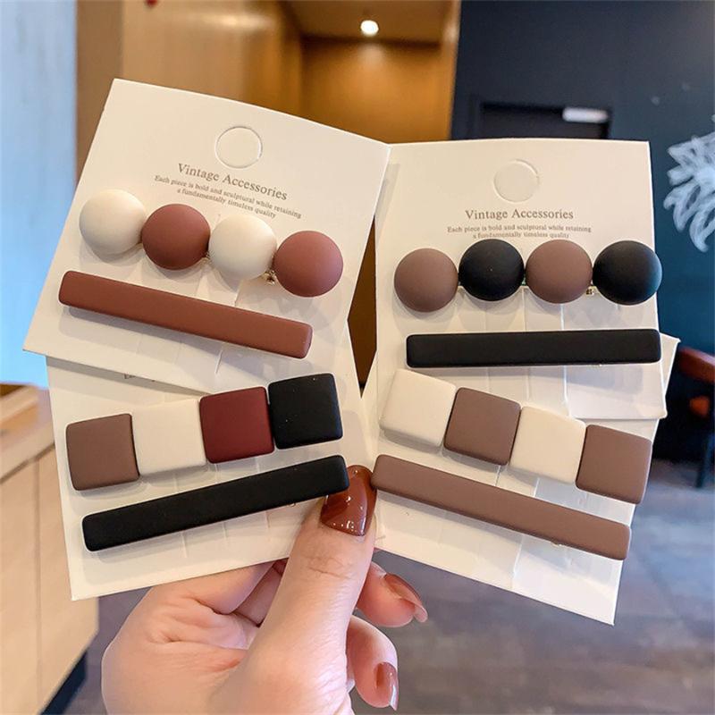 Hair Clips & Barrettes 1Set Vintage Clip Geometric Acetate Women Accessories Jewelry Korean Femme Hairgrip For Girls Headwear, Golden;silver 
Hair Clips & Barrettes 1Set Vintage Clip Geometric Acetate Women Accessories Jewelry Korean Femme Hairgrip For Girls Headwear, Golden;silver