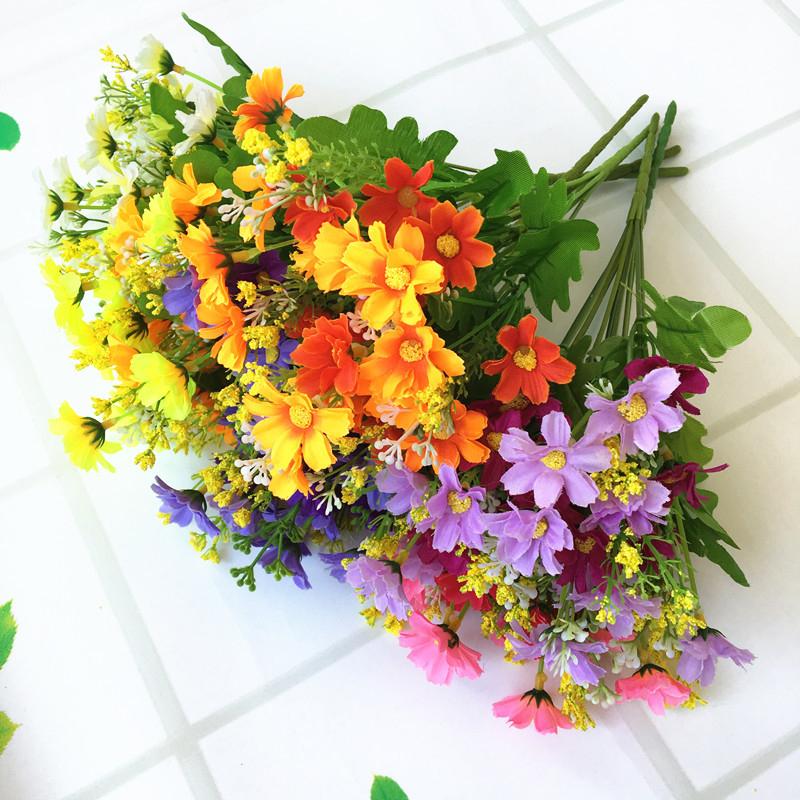 Decorative Flowers & Wreaths Small Daisy Jumping Orchid Chrysanthemum Simulation Flower Christmas Home Wedding Year Decor Artificial Silk
Decorative Flowers & Wreaths Small Daisy Jumping Orchid Chrysanthemum Simulation Flower Christmas Home Wedding Year Decor Artificial Silk
