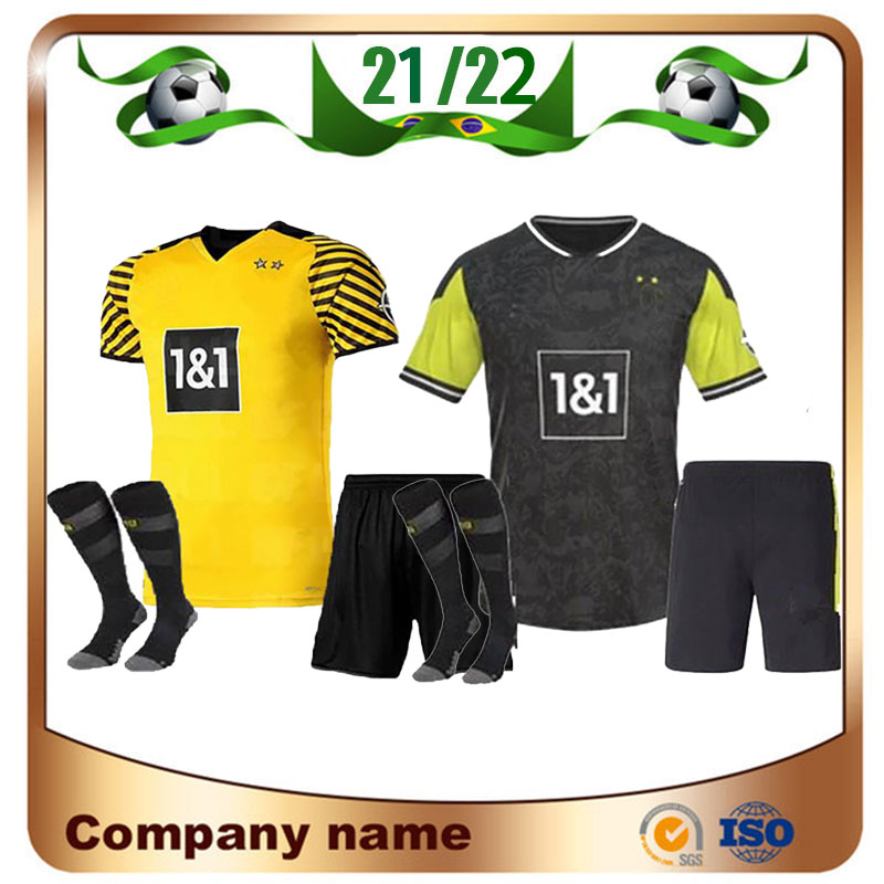 2021 Kids Kit HAALAND REUS Borussia Soccer Jersey 21/22 Boy BELLINGHAM SANCHO HUMMELS BRANDT football shirts children socks uniform, Black;yellow
2021 Kids Kit HAALAND REUS Borussia Soccer Jersey 21/22 Boy BELLINGHAM SANCHO HUMMELS BRANDT football shirts children socks uniform, Black;yellow