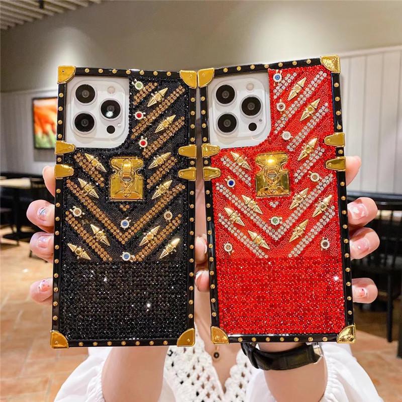 Top fashion square phone cases for iphone 13 Pro Max 12 mini 11 XR XSMax 7 8 plus 6S SE2 Glitter leather Diamond G designer CellPhone Case
Top fashion square phone cases for iphone 13 Pro Max 12 mini 11 XR XSMax 7 8 plus 6S SE2 Glitter leather Diamond G designer CellPhone Case