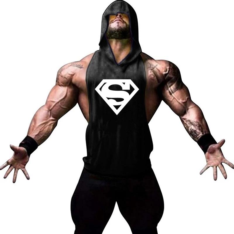 Men's Tank Tops 2021 Men Bodybuilding Cotton Top Gyms Fitness Hooded Vest Sleeveless Shirt Summer Casual Fashion Workout Brand Clothing
Men's Tank Tops 2021 Men Bodybuilding Cotton Top Gyms Fitness Hooded Vest Sleeveless Shirt Summer Casual Fashion Workout Brand Clothing