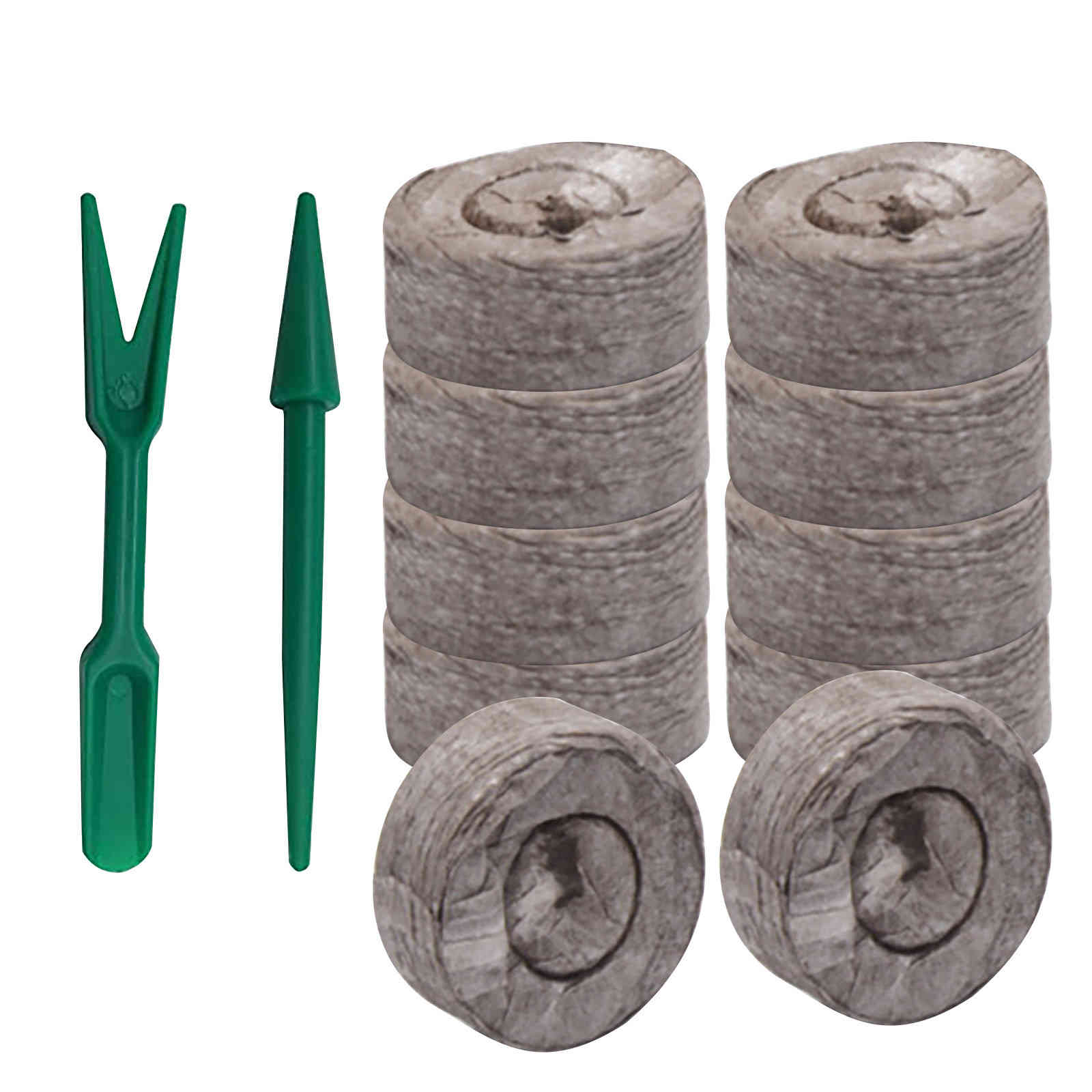 10 pces/soil block seedlings pellets seed pallet plugues block soil bloc easy to operate the nutritional garden of soil peat pellets