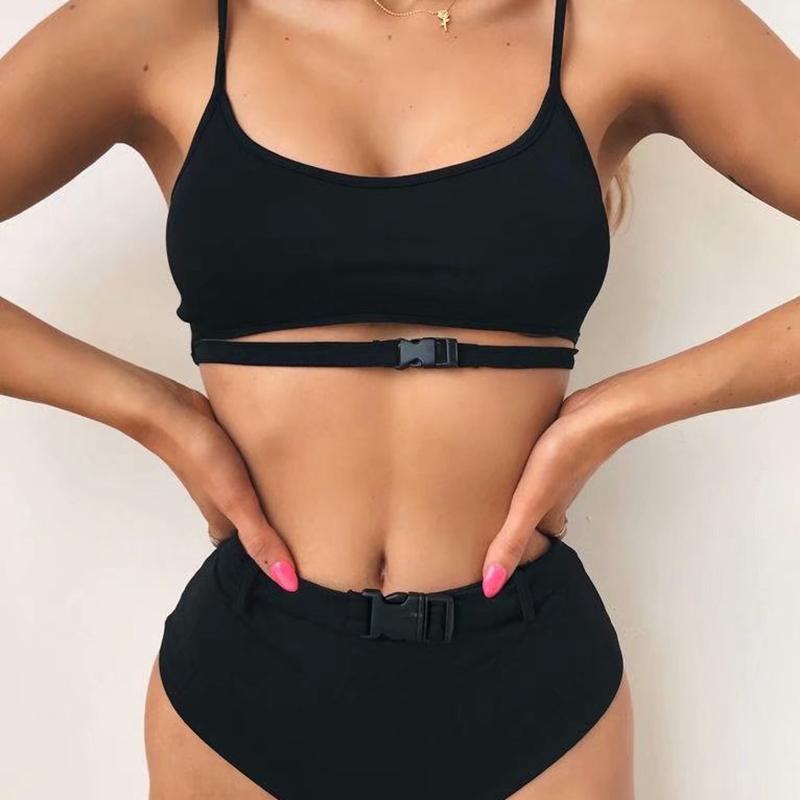 Women' Swimwear Women High Waist Padded Push Up Bikini Set Buckle Swimsuit Bathing Suit, Green
Women' Swimwear Women High Waist Padded Push Up Bikini Set Buckle Swimsuit Bathing Suit, Green