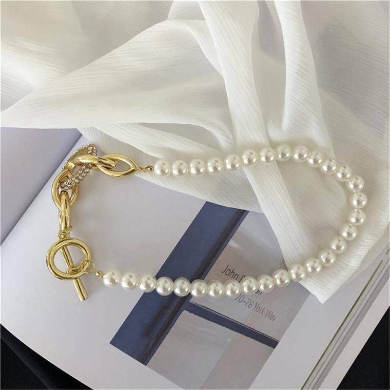 Pendant Necklaces Luxury Pearl Chain Choker Necklace For Women Design Gold Party Jewelry Accessories Gift
Pendant Necklaces Luxury Pearl Chain Choker Necklace For Women Design Gold Party Jewelry Accessories Gift