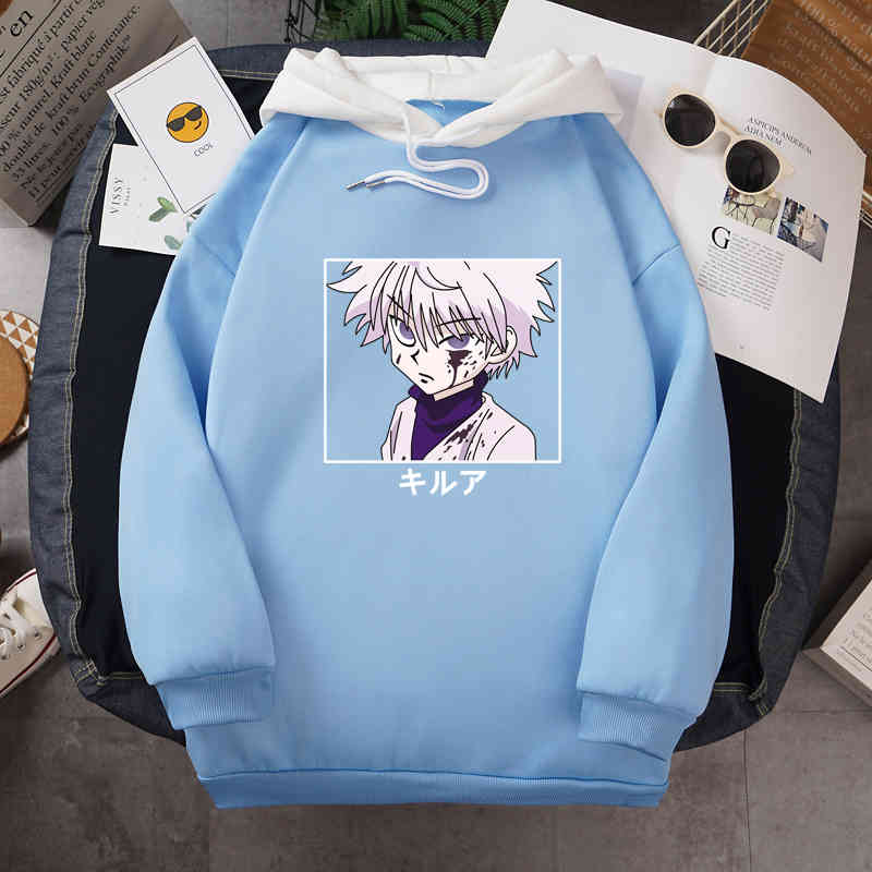 Japanese Anime Funny Killua Eyes Killua HxH Hoodies 2020 Winter Japan Style Hunter X Hunter Sweatshirts Streetwear for Women/men Y0319, Socks
Japanese Anime Funny Killua Eyes Killua HxH Hoodies 2020 Winter Japan Style Hunter X Hunter Sweatshirts Streetwear for Women/men Y0319, Socks