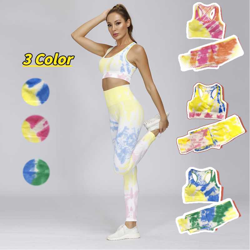 Yoga Outfit 2PCS Seamless Women Dyeing Set Workout Sportswear Gym Fitness Clothing Sports Bra High Waist Leggings Suits2021, Pink
Yoga Outfit 2PCS Seamless Women Dyeing Set Workout Sportswear Gym Fitness Clothing Sports Bra High Waist Leggings Suits2021, Pink