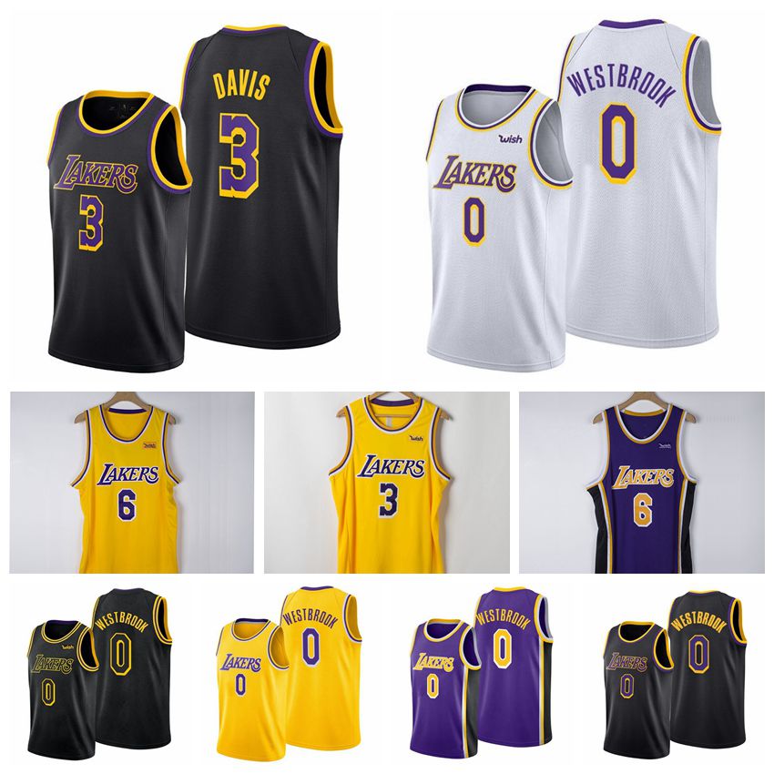 LakersBasketball Jerseys 0 Westbrook Jersey Anthony 3 Davis Lebron 6 James Los AngelesMen 2021 Edition City White Yellow Black Purple S-3XL, As photo
LakersBasketball Jerseys 0 Westbrook Jersey Anthony 3 Davis Lebron 6 James Los AngelesMen 2021 Edition City White Yellow Black Purple S-3XL, As photo