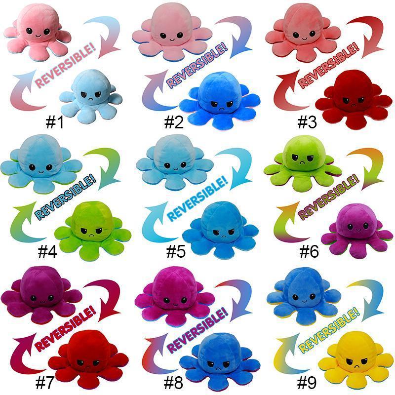 DHL Shipping new reversible Party Favor plush toys 10*20cm Stuffed Animals Cute flipped doll double-sided expression
DHL Shipping new reversible Party Favor plush toys 10*20cm Stuffed Animals Cute flipped doll double-sided expression