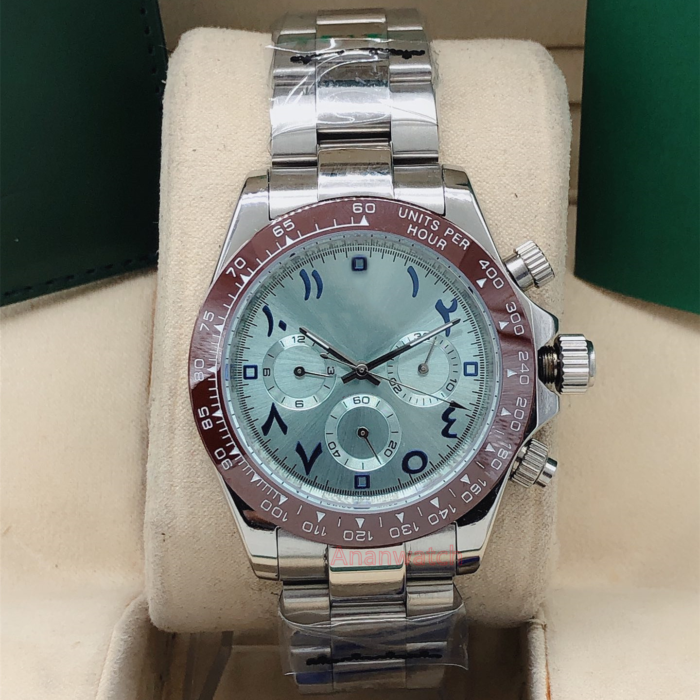 2021 new luxury men's and women's automatic mechanical watch sapphire mirror super luminous quality stainless steel waterproof wristband, Champagne
2021 new luxury men's and women's automatic mechanical watch sapphire mirror super luminous quality stainless steel waterproof wristband, Champagne