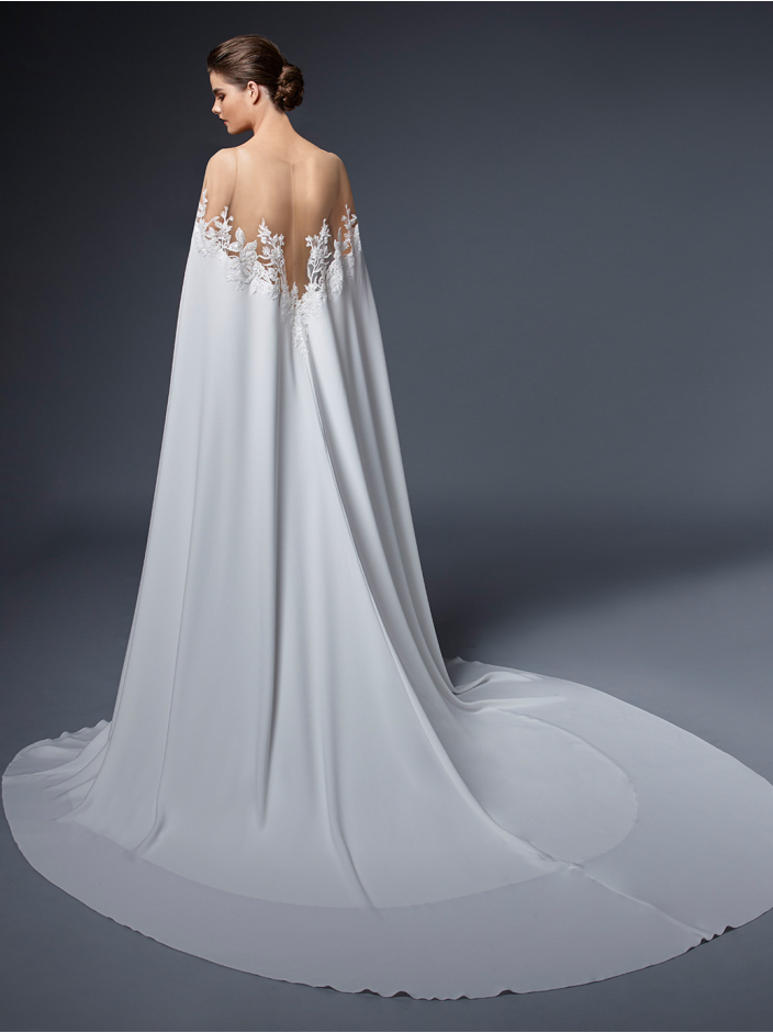 Unique Mermaid Wedding Dress With Longsleeve Backless Jewel Illusion Bodice Applique Organza Cowl Backs Formal Occasion Custom Made Tulle Floor-length