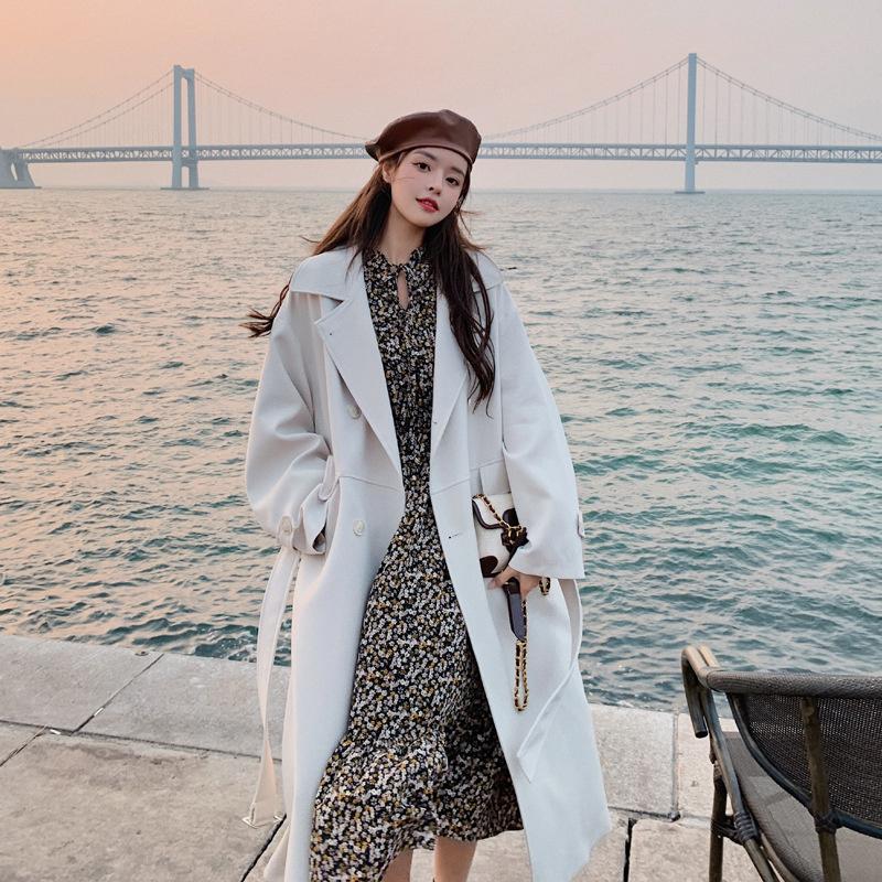 Women's Trench Coats Beige Windbreaker Mid-length Korea Style High-end Atmosphere Temperament Spring Autumn Jacket Female K1227, Tan;black
Women's Trench Coats Beige Windbreaker Mid-length Korea Style High-end Atmosphere Temperament Spring Autumn Jacket Female K1227, Tan;black