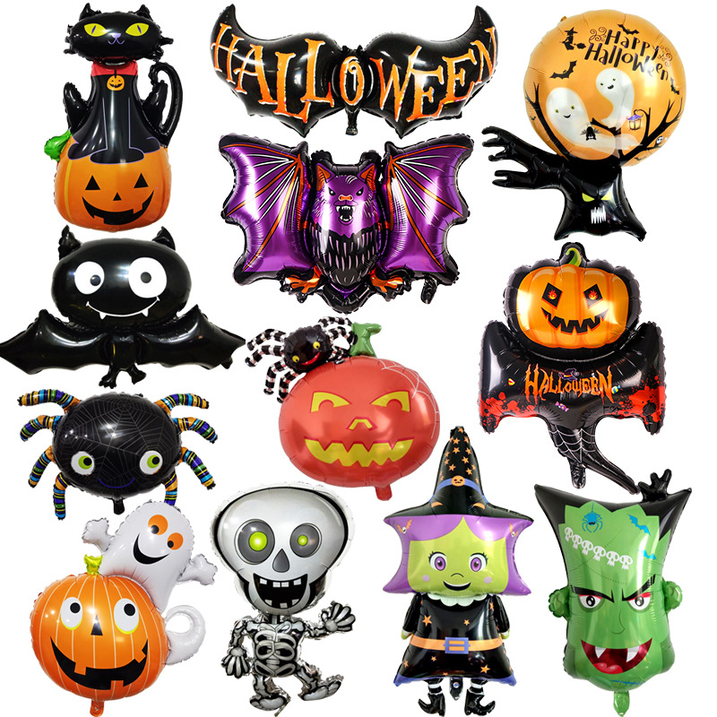 Halloween Pumpkin Ghost Balloons Spider Foil Inflatable Toys Bat Globos Party Supplies
Halloween Pumpkin Ghost Balloons Spider Foil Inflatable Toys Bat Globos Party Supplies