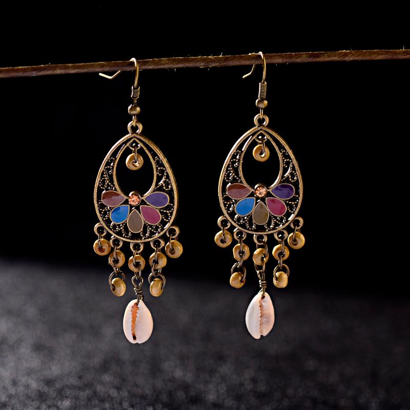 Dangle & Chandelier Style Oil Drops Shell Pendant Fashion Earrings Multicolor Flowers Big Circle Personality Jewelry
Dangle & Chandelier Style Oil Drops Shell Pendant Fashion Earrings Multicolor Flowers Big Circle Personality Jewelry