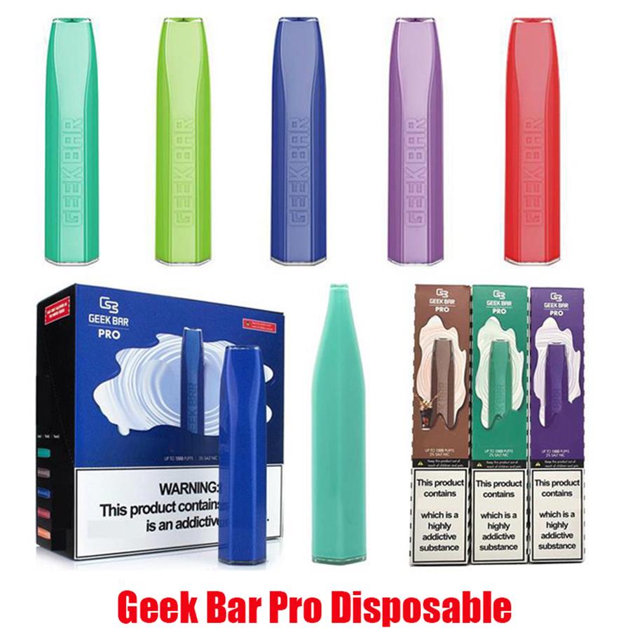 Geek Bar Pro Disposable E-cigarettes Pod Device Kit 1500 Puffs 850mAh Battery 4.5ml Prefilled Vapor Pods Cartridges Stick Vape Pen Vs Elf Lux Crystala18
Geek Bar Pro Disposable E-cigarettes Pod Device Kit 1500 Puffs 850mAh Battery 4.5ml Prefilled Vapor Pods Cartridges Stick Vape Pen Vs Elf Lux Crystala18