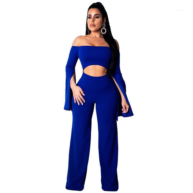 Women' Jumpsuits & Rompers 2021 Graceful Women Casual Jumpsuit Sexy Hollow Out Off Shoulder Solid Color Bell Sleeve Long Pant Summer Clothe, Black jumpsuit
Women' Jumpsuits & Rompers 2021 Graceful Women Casual Jumpsuit Sexy Hollow Out Off Shoulder Solid Color Bell Sleeve Long Pant Summer Clothe, Black jumpsuit