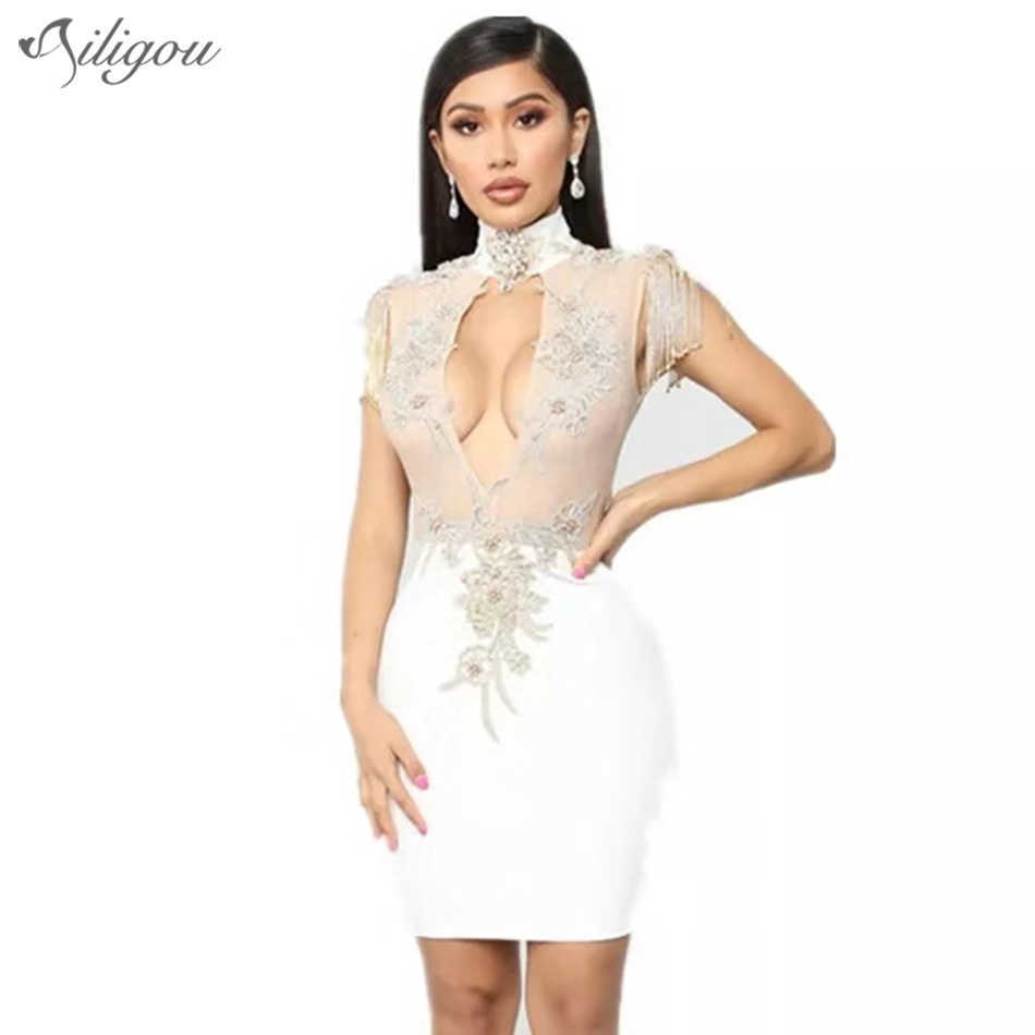 Summer Women' Sexy High Collar Sleeveless Hollow Tassel Dress Bandage Mini Vestidos Celebrity Party 210527, Pink
Summer Women' Sexy High Collar Sleeveless Hollow Tassel Dress Bandage Mini Vestidos Celebrity Party 210527, Pink