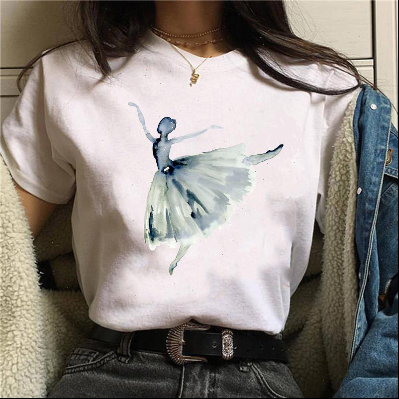 women t shirts vogue ballet printed tshirts summer female shirt fashion round neck woman clothing short sleeve tees, White
women t shirts vogue ballet printed tshirts summer female shirt fashion round neck woman clothing short sleeve tees, White