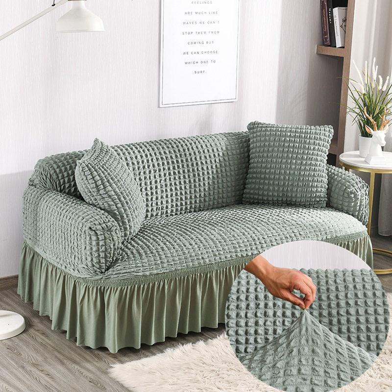 Chair Covers Bubble Yarn Sofa Cover Korean Skirt Lace Universal Living Room All-inclusive L Shape Sectional Couch
Chair Covers Bubble Yarn Sofa Cover Korean Skirt Lace Universal Living Room All-inclusive L Shape Sectional Couch