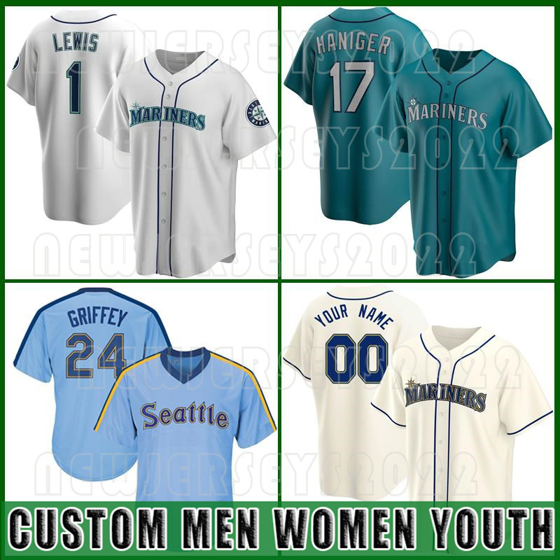 17 Mitch Haniger 24 Ken Griffey Jr Custom 51 Ichiro Suzuki Mariners Baseball 1 Kyle Lewis 11 Edgar Martinez 25 Dylan Moore Men Paxton Jersey, Custom retro(shuishou)
17 Mitch Haniger 24 Ken Griffey Jr Custom 51 Ichiro Suzuki Mariners Baseball 1 Kyle Lewis 11 Edgar Martinez 25 Dylan Moore Men Paxton Jersey, Custom retro(shuishou)