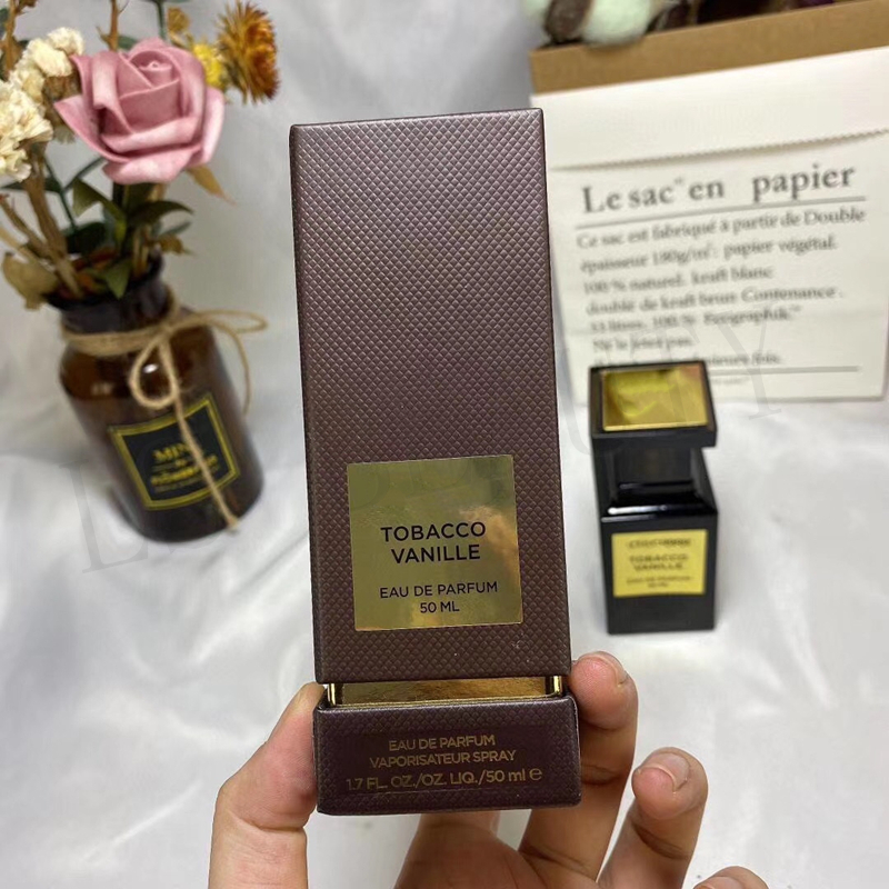 High-End Factory direct Tobacco Vanille Perfume fragrance 50ml for man woman Parfum spray high quality Fast delivery
High-End Factory direct Tobacco Vanille Perfume fragrance 50ml for man woman Parfum spray high quality Fast delivery