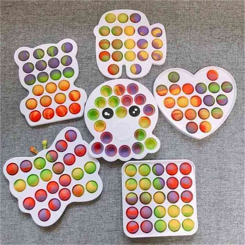 Tie dye rainbow color push pop fidget sensory toys bubble popper poo its desktop finger puzzle adult kids multi shapes fingertips stress relief game G57R27N
Tie dye rainbow color push pop fidget sensory toys bubble popper poo its desktop finger puzzle adult kids multi shapes fingertips stress relief game G57R27N