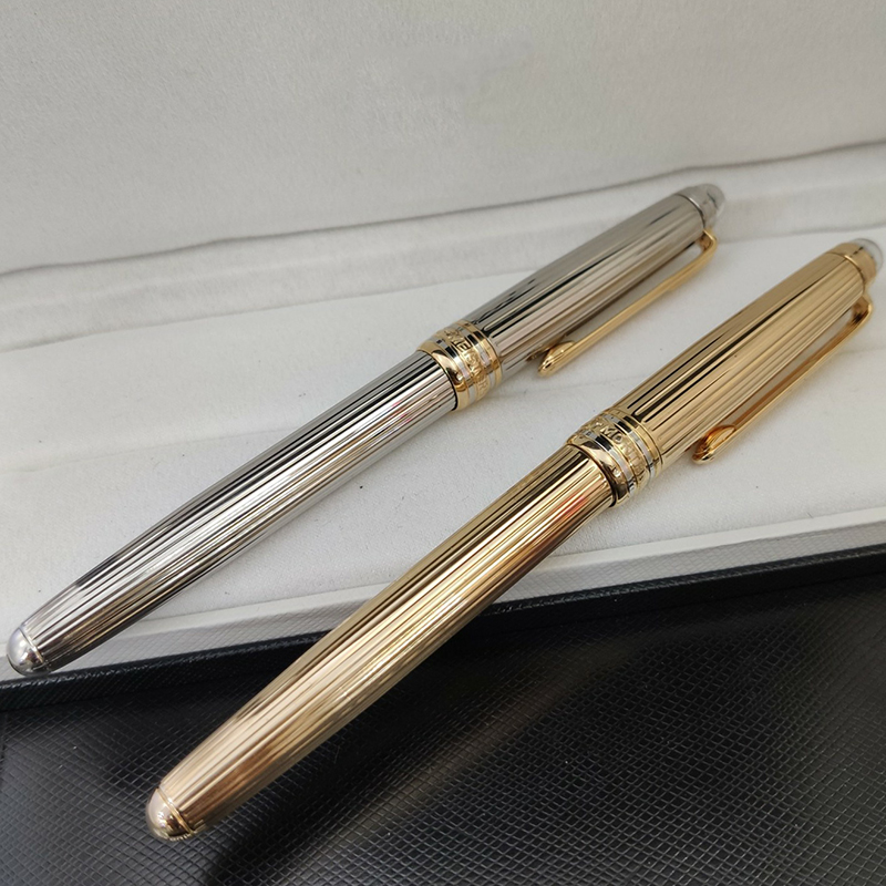High Quality 163 Ag925 Silver Stripe Metal Ballpoint Pen With Series Number Lead Office Stationery Luxury Refill Pens Gift, As picture show
High Quality 163 Ag925 Silver Stripe Metal Ballpoint Pen With Series Number Lead Office Stationery Luxury Refill Pens Gift, As picture show
