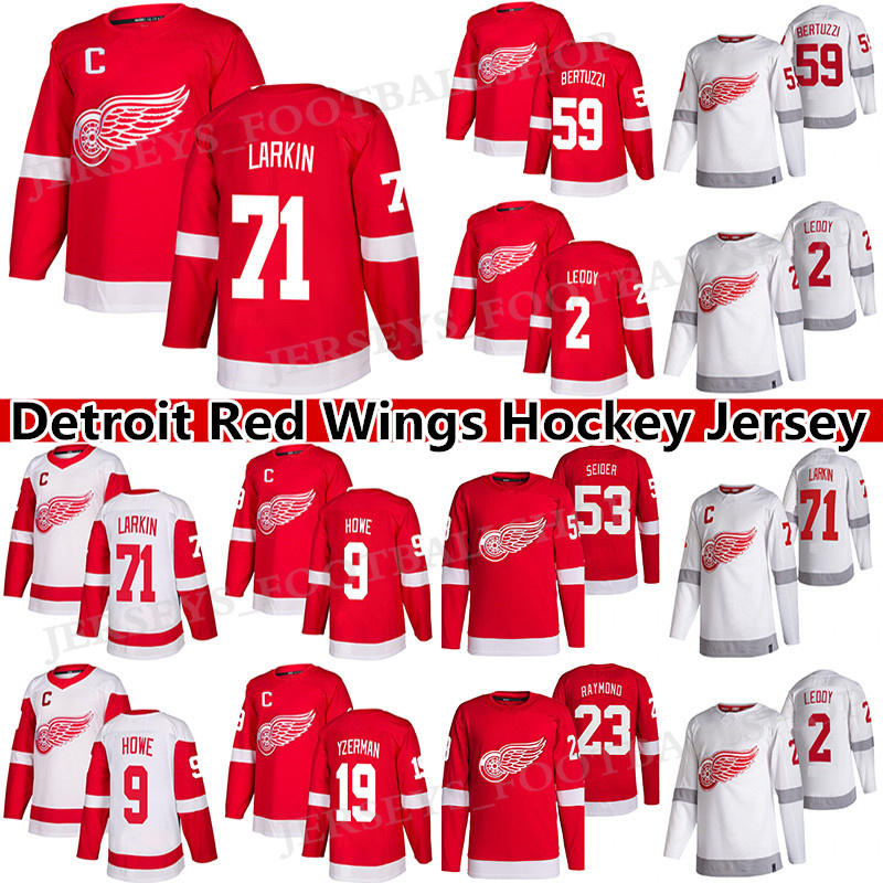 Detroit Red Wings Jersey 71 Dylan Larkin 53 Moritz Seider 59 Tyler Bertuzzi 2 Nick Leddy 23 Lucas Raymond 19 Steve Yzerman 9 Gordie Howe hockey jerseys
Detroit Red Wings Jersey 71 Dylan Larkin 53 Moritz Seider 59 Tyler Bertuzzi 2 Nick Leddy 23 Lucas Raymond 19 Steve Yzerman 9 Gordie Howe hockey jerseys