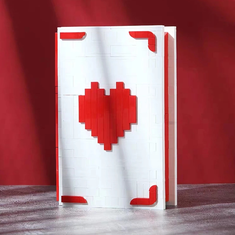 Romantic Story Book Building Blocks Confess Ring box Lover Valentine's Gifts JK Love 520 Mould King 758pcs Creative Model Bri275H
Romantic Story Book Building Blocks Confess Ring box Lover Valentine's Gifts JK Love 520 Mould King 758pcs Creative Model Bri275H