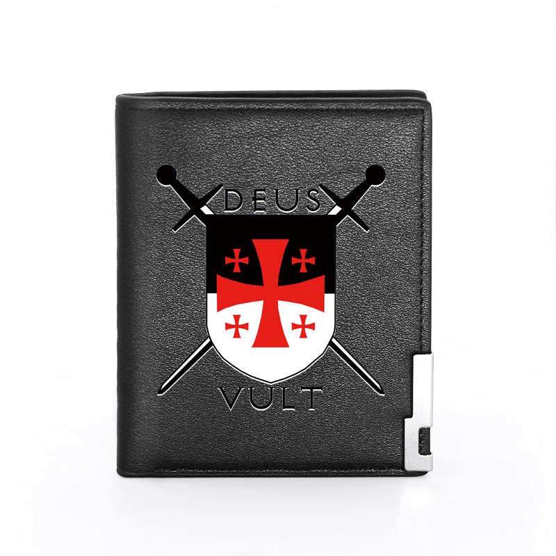 Arrivals Deus Vult Knight Printing Leather Wallet Men Women Bifold Holder Short Purse Male Wallets, Red;black
Arrivals Deus Vult Knight Printing Leather Wallet Men Women Bifold Holder Short Purse Male Wallets, Red;black