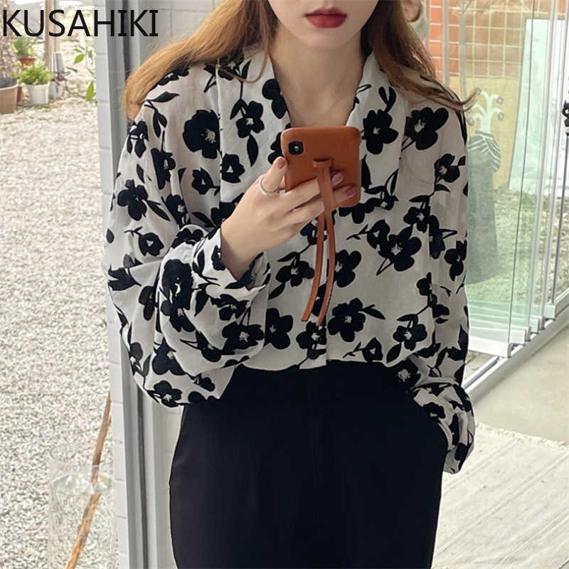 Spring Women Blouse Plus Size Korean Floral Blusas Shirt Causal Long Sleeve Turn-down Collar Tops 6F161 210603, Photo color
Spring Women Blouse Plus Size Korean Floral Blusas Shirt Causal Long Sleeve Turn-down Collar Tops 6F161 210603, Photo color
