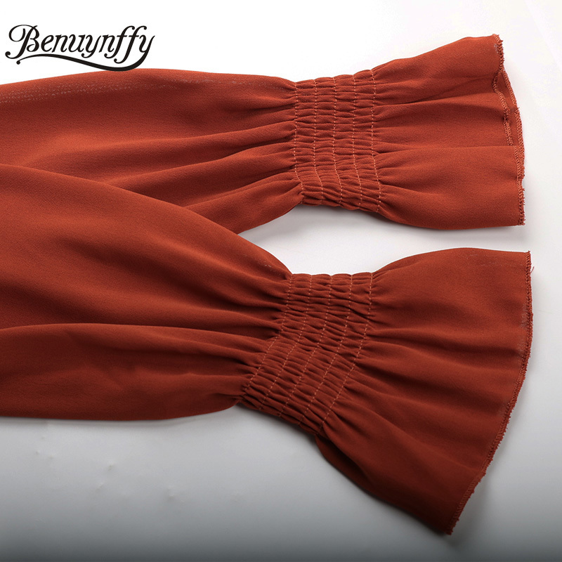 Mock Neck Frill Trim Keyhole Back Solid Loose Dresses Women Spring Summer Long Sleeve OL Female Black Mini Dress 210510