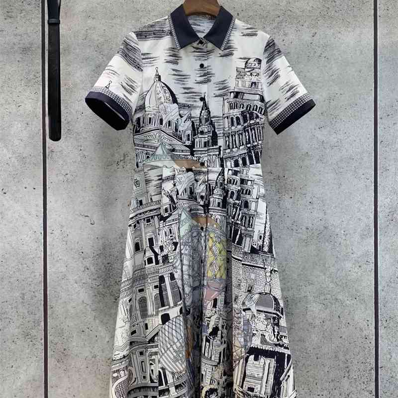 Truevoker Summer High Street Designer 100% Cotton Prom Gown Lady Turn Down Collar Print Waistband Midi Long Casual Women Vestido 210602, Multi
Truevoker Summer High Street Designer 100% Cotton Prom Gown Lady Turn Down Collar Print Waistband Midi Long Casual Women Vestido 210602, Multi