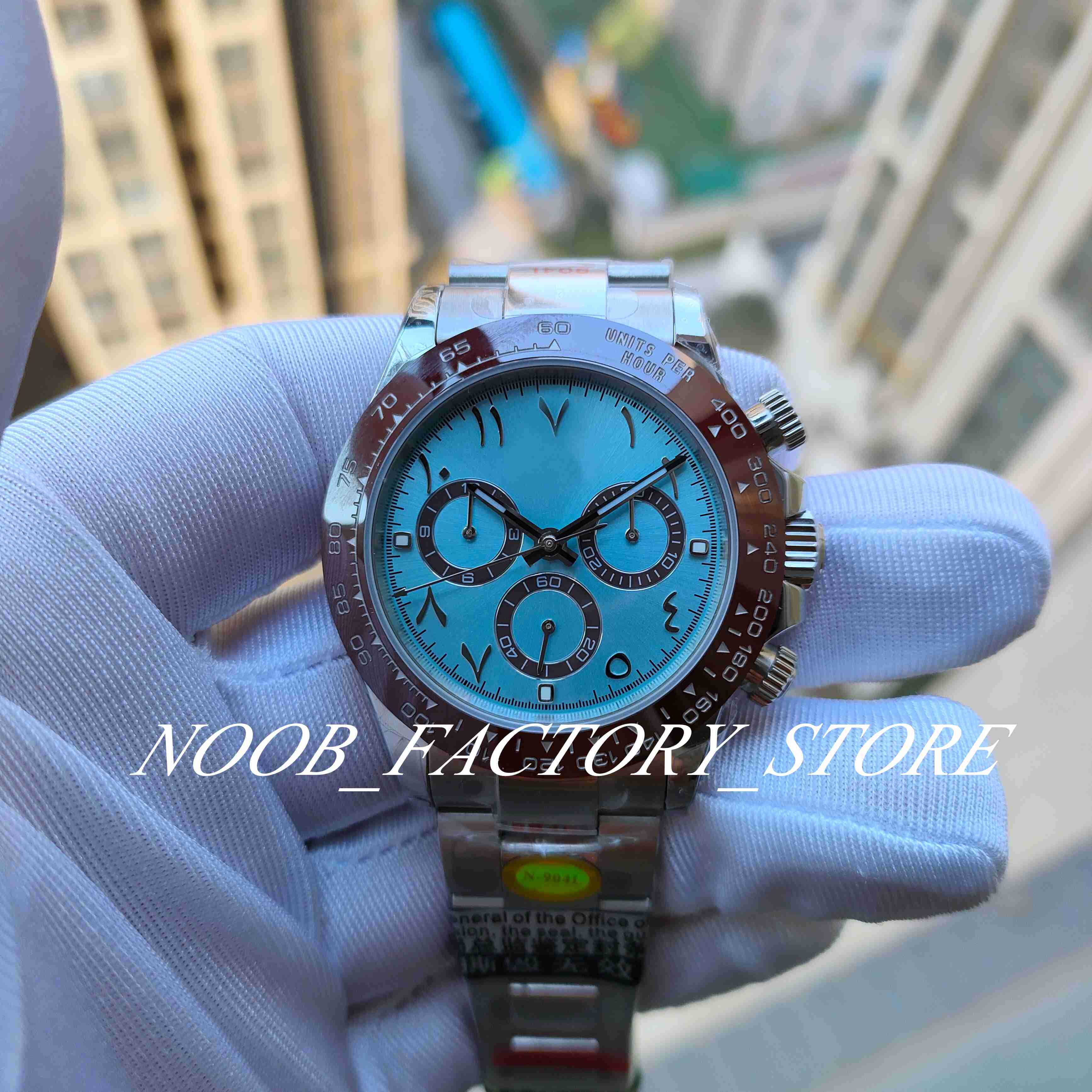 Watch of Men 10 style With Chronograph N Factory 12.4MM Ultra Thin Ceramic Bezel Middle East Special Edition Arabic Dial Automatic Cal.7750 Movement 904L Wristwatches
Watch of Men 10 style With Chronograph N Factory 12.4MM Ultra Thin Ceramic Bezel Middle East Special Edition Arabic Dial Automatic Cal.7750 Movement 904L Wristwatches