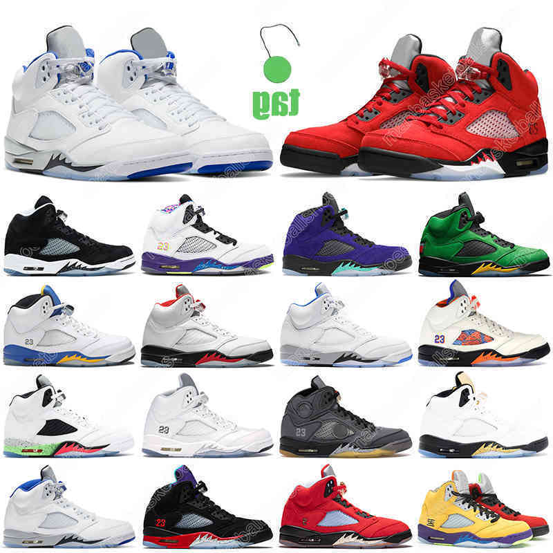 5.5-13 Wholesale 5 Men Basketball Shoes 5s Racer Blue Bluebird Oreo Raging Bull What The Fire Red Mens Womens, 5s white cement
5.5-13 Wholesale 5 Men Basketball Shoes 5s Racer Blue Bluebird Oreo Raging Bull What The Fire Red Mens Womens, 5s white cement