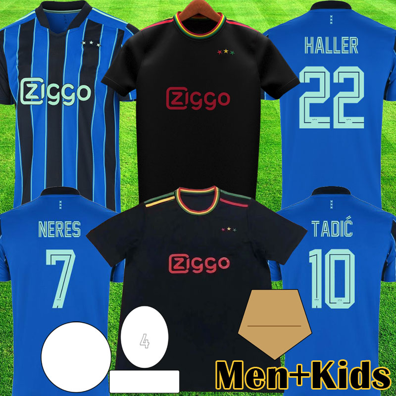 HALLER 21 22 3rd black blue amsterdam soccer jerseys blackout 2021 TADIC KLAASSEN TRAORE PROMES NERES CRUYFF men kids kit football shirt uniforms 50th, Kids away
HALLER 21 22 3rd black blue amsterdam soccer jerseys blackout 2021 TADIC KLAASSEN TRAORE PROMES NERES CRUYFF men kids kit football shirt uniforms 50th, Kids away
