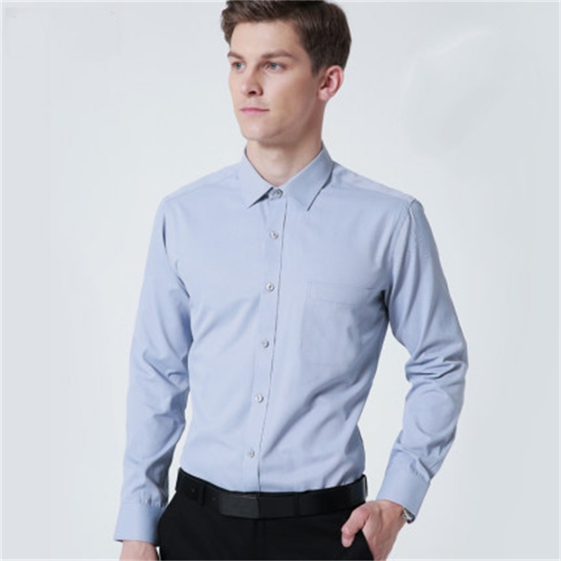 Obrix Male Classic Formal Shirt Smart Casual Work Solid Pattern Businessman Office Style Dress Shirt For Men 210708, X30-17 
Obrix Male Classic Formal Shirt Smart Casual Work Solid Pattern Businessman Office Style Dress Shirt For Men 210708, X30-17